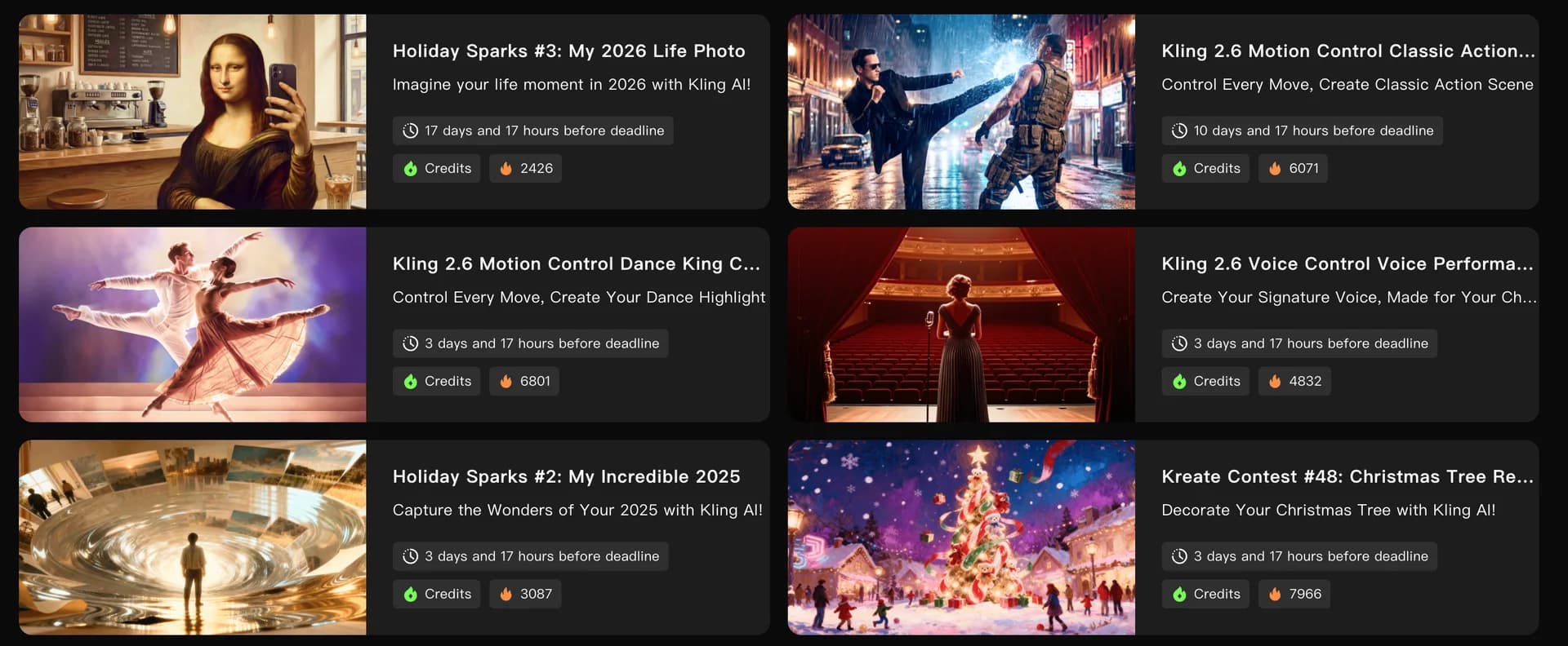 Kling 크레딧 챌린지